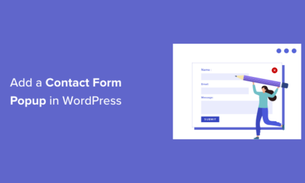How to Add a Contact Form Popup in WordPress