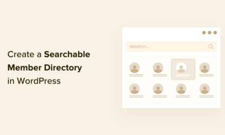 How to Create a Searchable Member Directory in WordPress