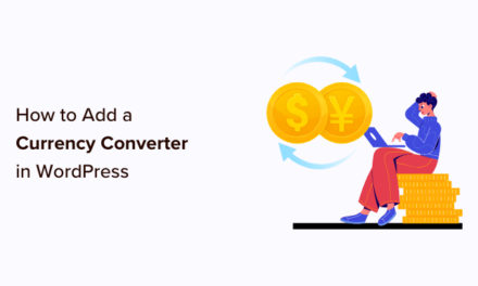 How to Add a Currency Converter in WordPress