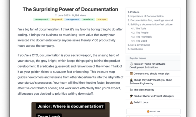 Effortless Documentation with Modern Tools