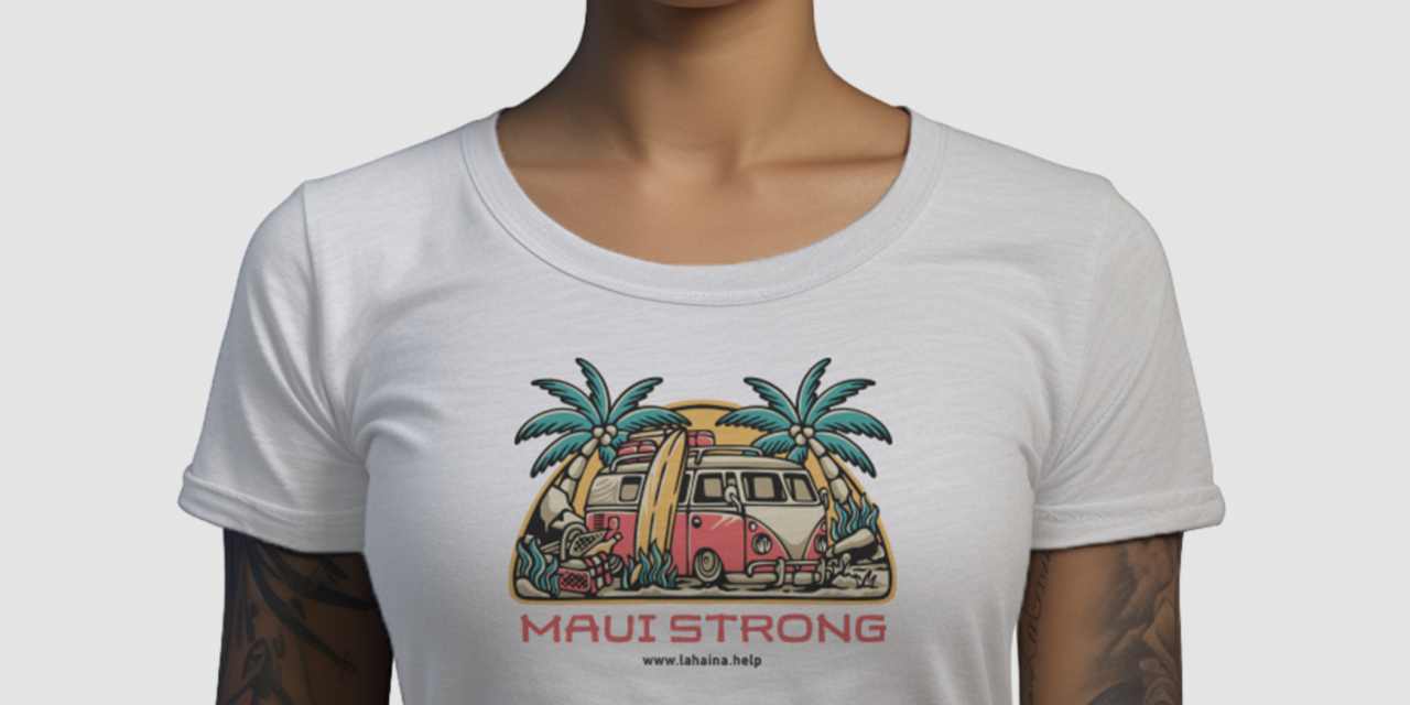 Organic Themes Launches Apparel Store to Raise Money for the Maui Strong Fund