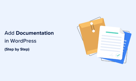 How to Add Documentation in WordPress (Step by Step)