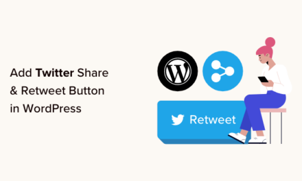 How to Add Twitter Share and Retweet Button in WordPress
