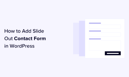 How to Add Slide Out Contact Form in WordPress (Easy Tutorial)