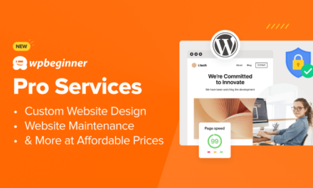 Announcing WPBeginner Pro Services: Custom WordPress Site Design, Maintenance & More at Affordable Prices