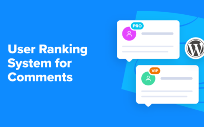 How to Add a Simple User Ranking System for WordPress Comments