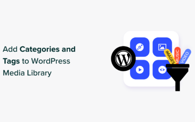 How to Add Categories and Tags to WordPress Media Library