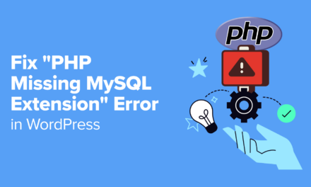 How to Fix “PHP Missing MySQL Extension” Error in WordPress